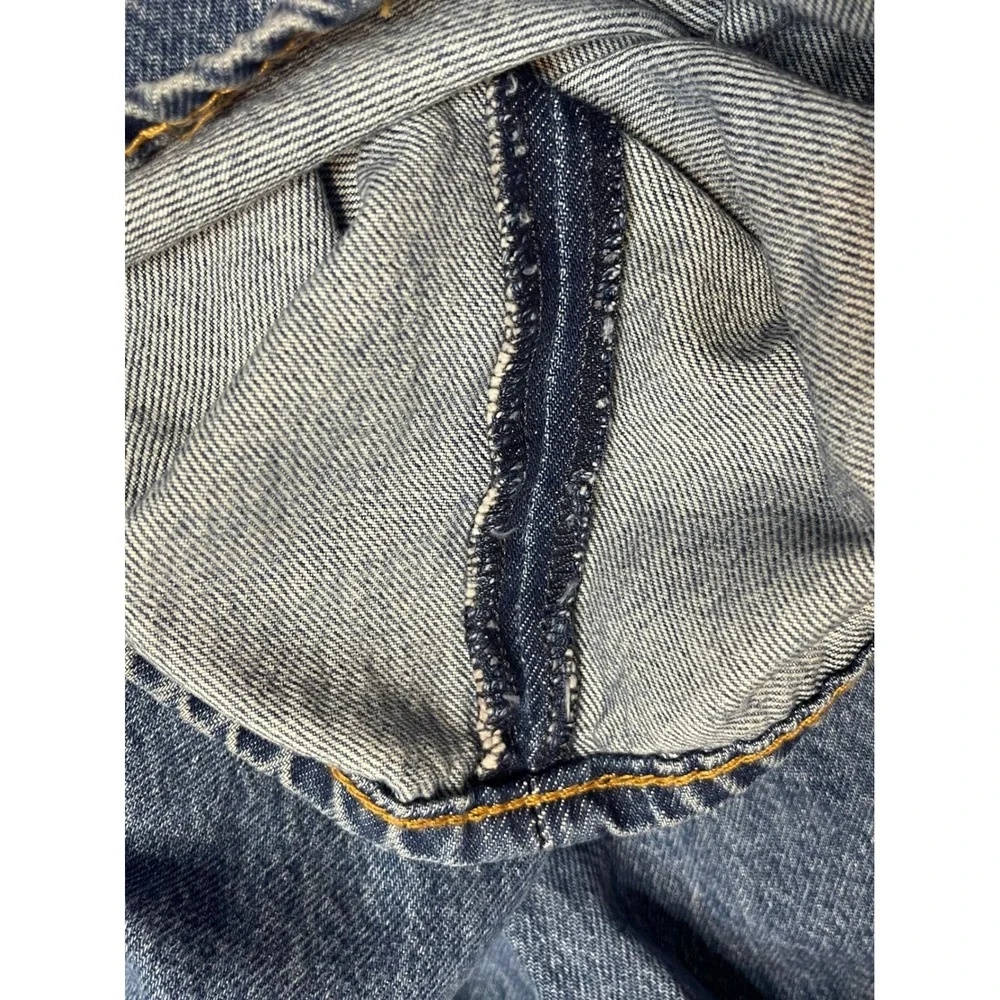 Levis Premium 578 Baggy Jeans 40x30 Blue Med Wash Wide Leg 90s Style See Notes